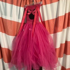Pink Minnie Mouse tutu dress